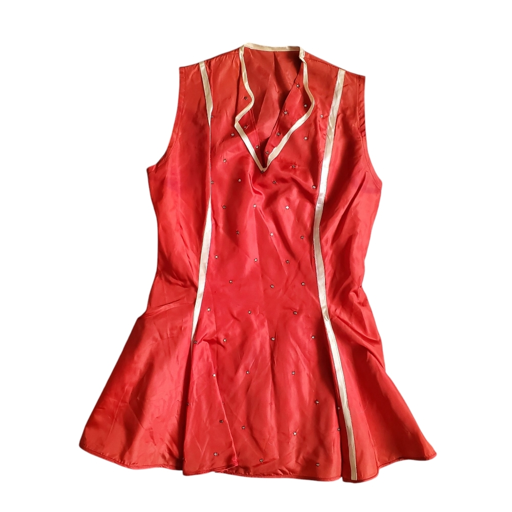 Elegant Red Mini Dress